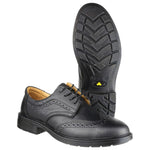 Leather Brogue Safety Shoe – Slip Resistant & Steel Toe Protection