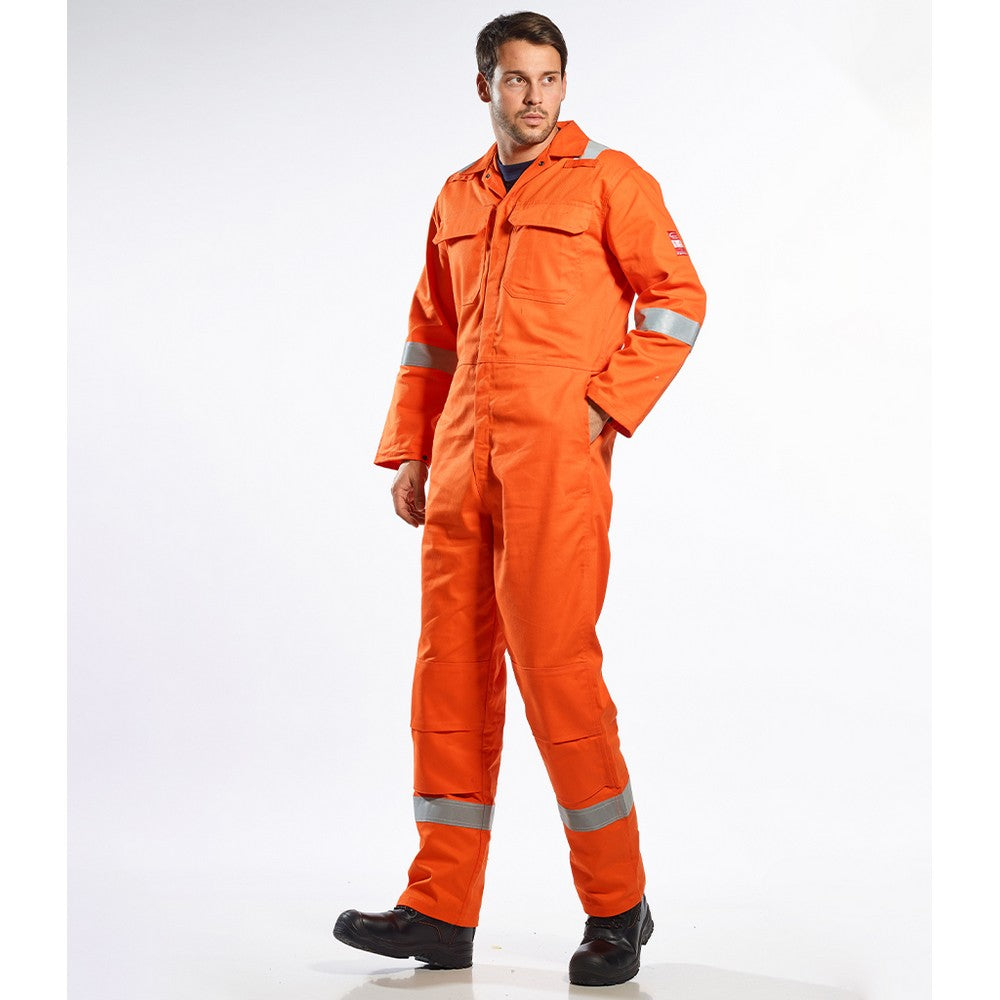 Portwest PW450 BIZ5 Bizweld Iona Flame Retardant Coverall / Boilersuit