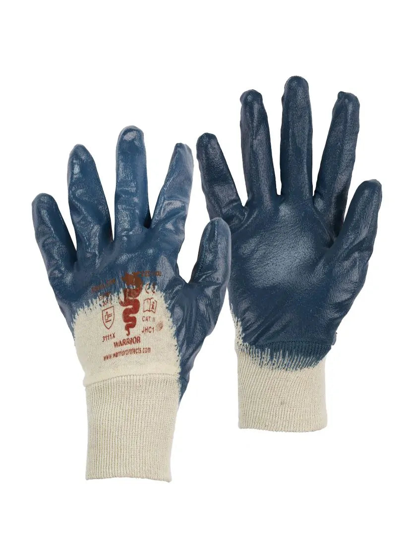 Heavy Duty Nitrile Gloves - Abrasion Resistant Grip