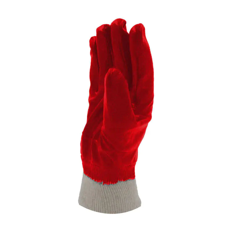 PVC Work Gloves - Chemical Resistant Industrial Protection