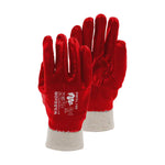 PVC Work Gloves - Chemical Resistant Industrial Protection