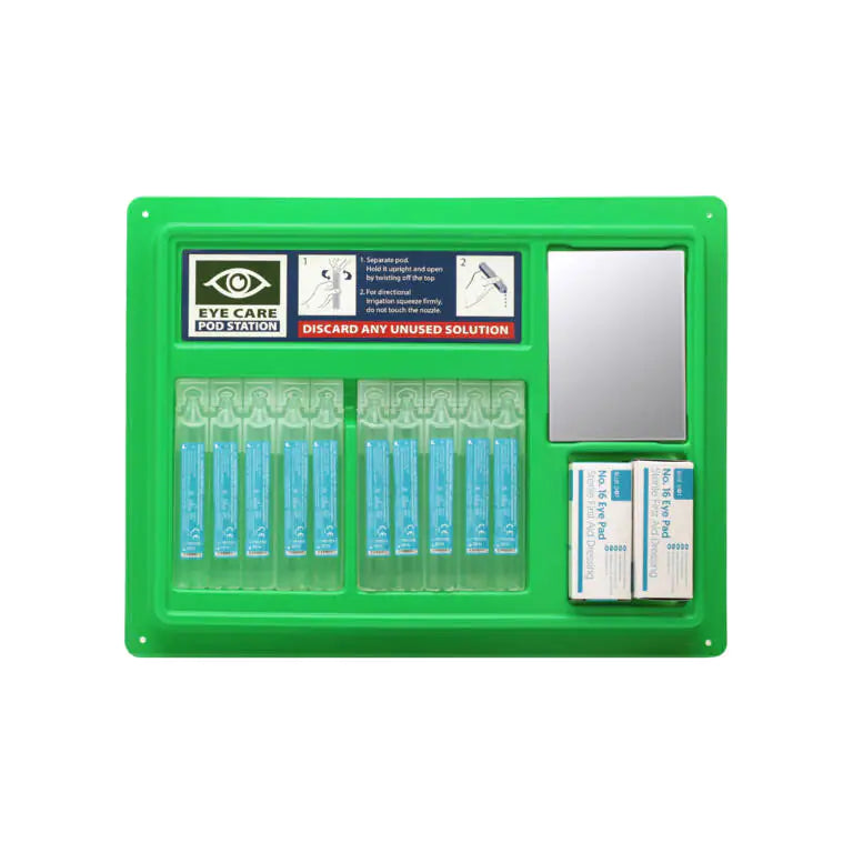 STERILE EYEWASH PODS & QUICK CHECK POD STATION