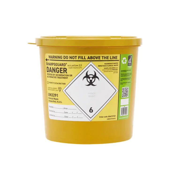2.5L SHARPS DISPOSABLE CONTAINER
