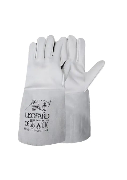 LEOPARD UNLINED TIG GLOVES