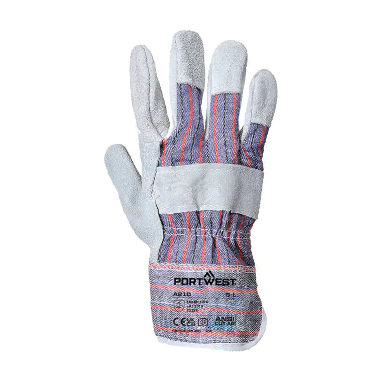LEATHER RIGGER 260 COW SPLIT PALM BAR