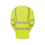 PULSAR LIFE Hi-Vis Yellow Bamboo Long Sleeve T-Shirt LFE935