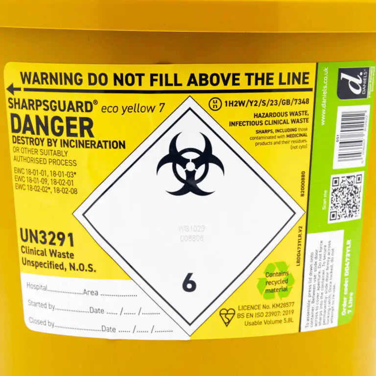 7L Sharps Disposal Container