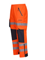 Hi-Vis Orange Waterproof Overtrousers Unisex RCT803-ORG