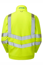 Hi-Vis Interactive Fleece Jacket Yellow Windproof Comfort P507