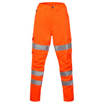 Leo PENNYMOOR Women's Hi-Vis Orange Cargo Trousers CL01-O-LEO