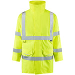 Leo TAWSTOCK Hi-Vis Yellow Waterproof Coat A01-Y-LEO