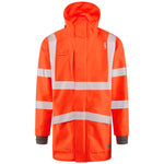 Leo CLOVELLY Hi-Vis Orange Waterproof Coat A04-O-LEO