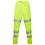 Leo PENNYMOOR Women's Hi-Vis Yellow Cargo Trousers CL01-Y-LEO