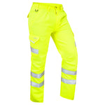 Leo BIDEFORD Hi-Vis Yellow Cargo Work Trousers Class 1 CT01-Y-LEO