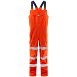 Leo NORTHAM Hi-Vis Orange Waterproof Bib & Brace Class 2 BB01-O-LEO