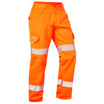 Leo YELLAND Hi-Vis Orange Cargo Work Trousers Class 1 CT03-O-LEO
