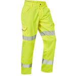Leo YELLAND Hi-Vis Yellow Cargo Work Trousers Class 1 CT03-Y-LEO