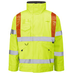 Leo PORTMORE Hi-Vis Yellow Waterproof Bomber Jacket J03-Y-LEO