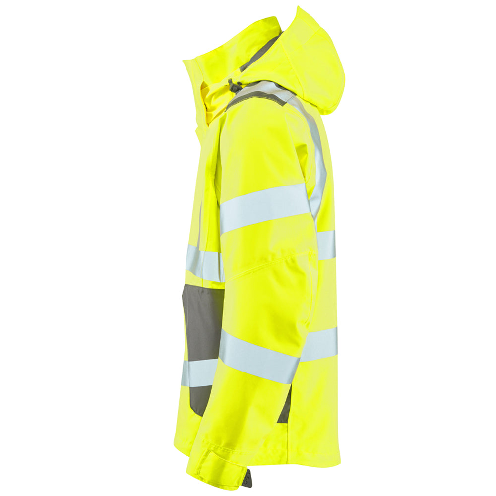 Leo EXMOOR Hi-Vis Yellow Waterproof Jacket J04-Y-LEO