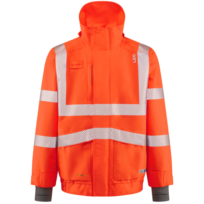 Leo DARTMOOR Hi-Vis Orange Waterproof Jacket J05-O-LEO