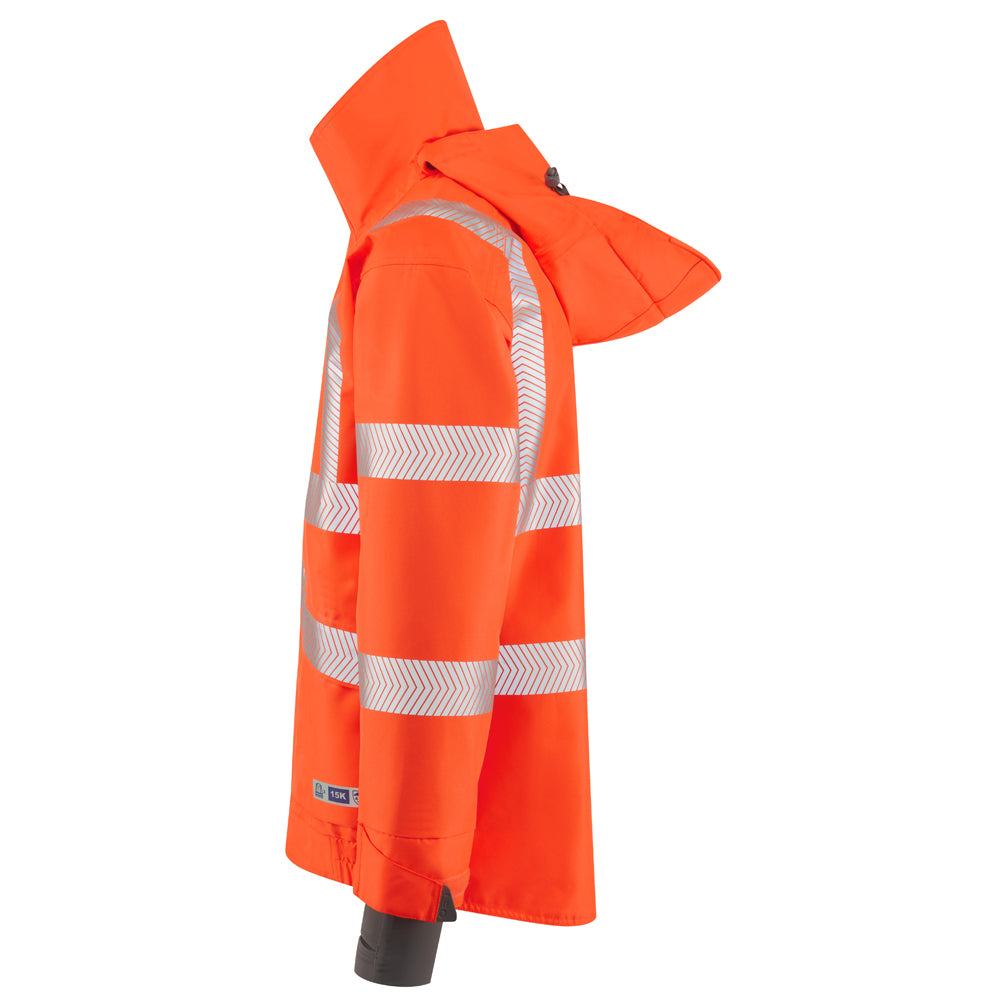 Leo DARTMOOR Hi-Vis Orange Waterproof Jacket J05-O-LEO