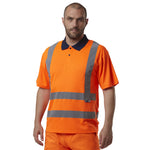 Leo CROYDE Hi-Vis Orange Polo Shirt P01-O-LEO