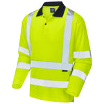 Leo SWIMBRIDGE Hi-Vis Yellow Polo Shirt P05-Y-LEO