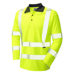 Leo WOOLSERY Hi-Vis Yellow Polo Shirt P06-Y-LEO