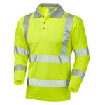 Leo BARRICANE Hi-Vis Yellow Polo Shirt P08-Y-LEO
