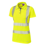 Leo PIPPACOTT Women's Hi-Vis Yellow Polo Shirt PL03-Y-LEO