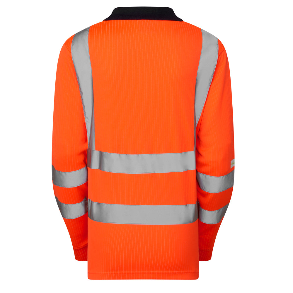 Leo BEAFORD Women's Hi-Vis Orange Polo Shirt PL05-O-LEO