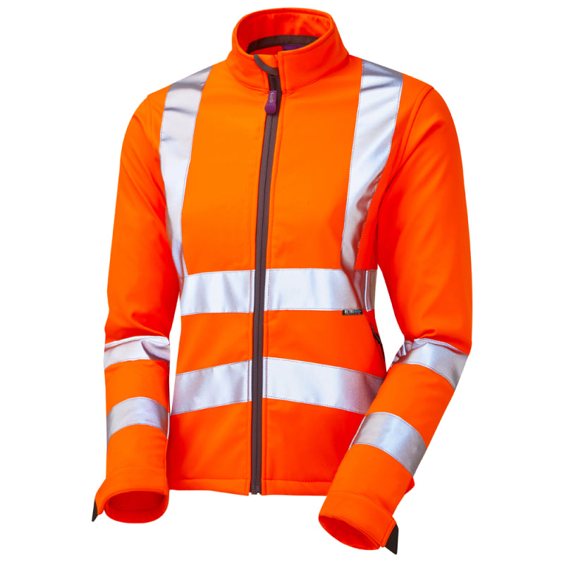 Leo HONEYWELL Hi-Vis Orange Softshell Jacket SJL01-O-LEO