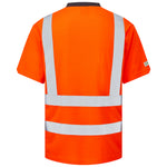 Leo NEWPORT Hi-Vis Orange T-Shirt T01-O-LEO