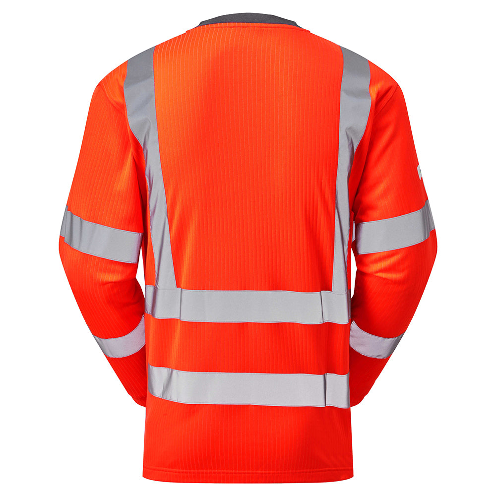 Leo RIVERTON Hi-Vis Orange T-Shirt T05-O-LEO