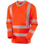 Leo CAPSTONE Hi-Vis Orange T-Shirt T08-O-LEO