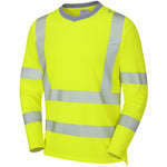 Leo CAPSTONE Hi-Vis Yellow T-Shirt T08-Y-LEO