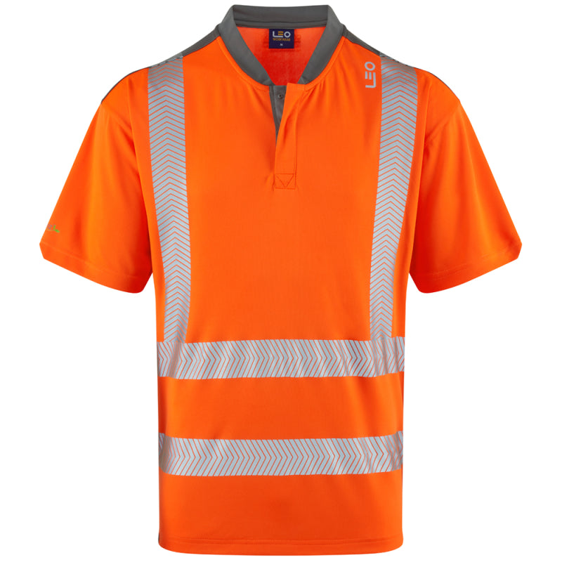 Leo PUTSBOROUGH Hi-Vis Orange COOLMAX® T-Shirt T12-O-LEO