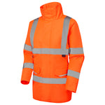 Leo CHERISTOW Hi-Vis Orange Waterproof Coat AL01-O-LEO