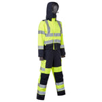 Leo HONEYCHURCH Women's Hi-Vis Yellow/Navy 2-Part Coverall CVL03-Y/NV-LEO