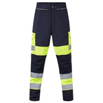 Leo HONEYCHURCH Women's Hi-Vis Yellow/Navy 2-Part Coverall CVL03-Y/NV-LEO