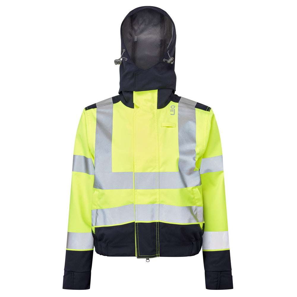 Leo HONEYCHURCH Women's Hi-Vis Yellow/Navy 2-Part Coverall CVL03-Y/NV-LEO