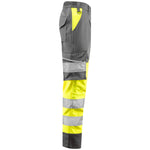 Leo BECKAMOOR Women's Hi-Vis Yellow/Grey Stretch Cargo Trousers CL04-Y/GY-LEO