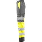 Leo BECKAMOOR Women's Hi-Vis Yellow/Grey Stretch Cargo Trousers CL04-Y/GY-LEO