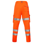 Leo PENNYMOOR Women's Hi-Vis Orange Cargo Trousers CL01-O-LEO