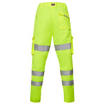 Leo PENNYMOOR Women's Hi-Vis Yellow Cargo Trousers CL01-Y-LEO