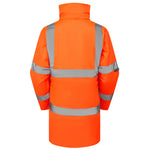 Leo CHERISTOW Hi-Vis Orange Waterproof Coat AL01-O-LEO