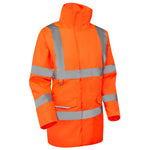Leo CHERISTOW Hi-Vis Orange Waterproof Coat AL01-O-LEO