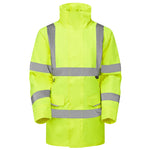 Leo CHERISTOW Hi-Vis Yellow Waterproof Coat AL01-Y-LEO