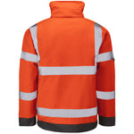 Leo CHIVENOR Hi-Vis Orange Waterproof Bomber Jacket J01-O-LEO