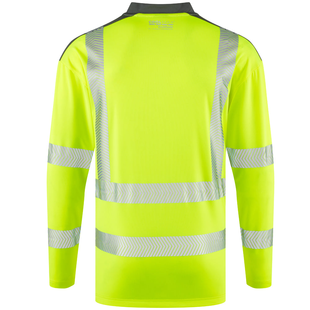 Leo WATERMOUTH Hi-Vis Yellow COOLMAX® T-Shirt T13-Y-LEO